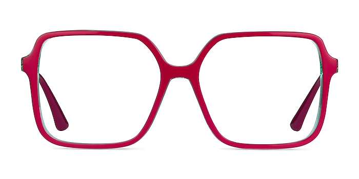 Vogue Eyewear VO5406 Red Green Plastic Eyeglass Frames from EyeBuyDirect