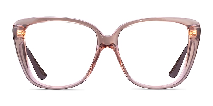 Vogue Eyewear VO5413 Transparent Pink Plastic Eyeglass Frames from EyeBuyDirect