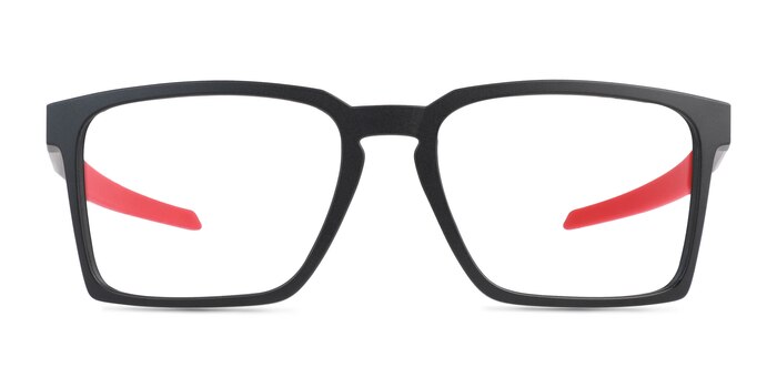 Oakley Exchange Satin Black Plastic Eyeglass Frames from EyeBuyDirect