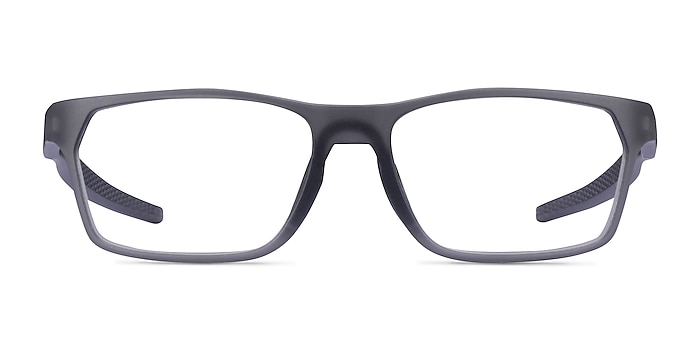 Oakley Hex Jector Satin Gray Smoke Plastic Eyeglass Frames from EyeBuyDirect
