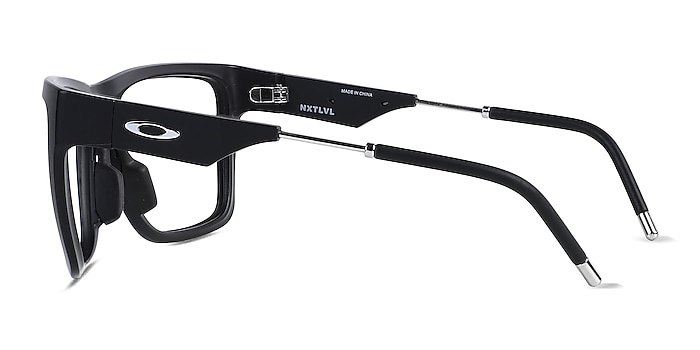 Oakley Nxtlvl Satin Black Plastic Eyeglass Frames from EyeBuyDirect