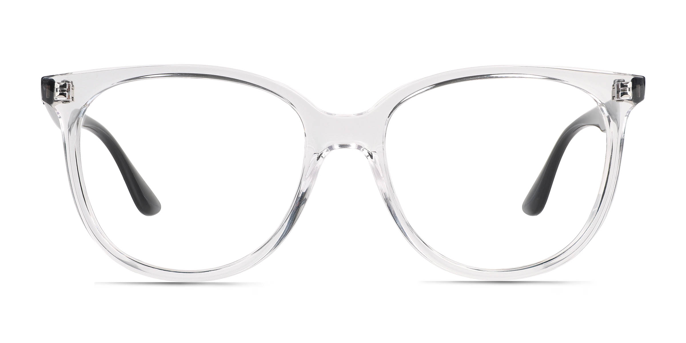 RayBan RB4378V Round Transparent Frame Eyeglasses Eyebuydirect Canada