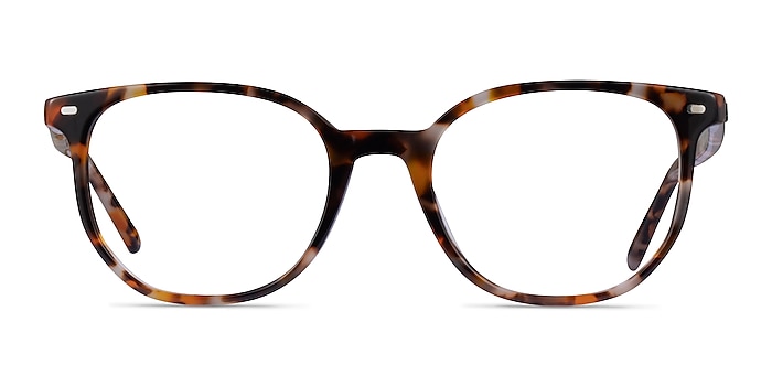 Ray-Ban RB5397 Elliot Brown Gray Tortoise Acetate Eyeglass Frames from EyeBuyDirect