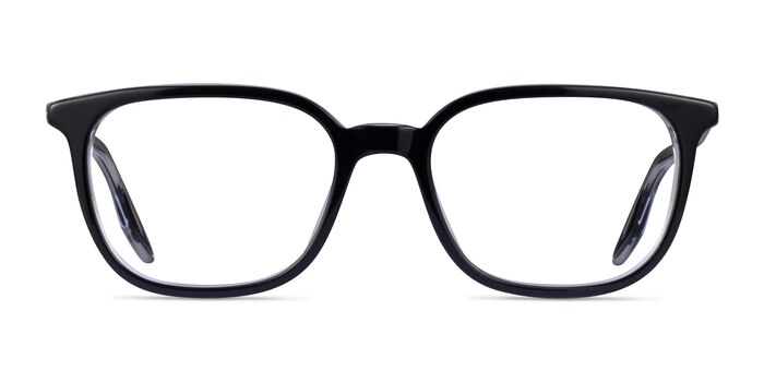 Ray-Ban RB5406 Black On Transparent Acétate Montures de lunettes de vue d'EyeBuyDirect