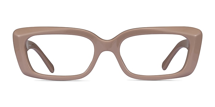 Vogue Eyewear VO5441 Full Beige Acetate Eyeglass Frames from EyeBuyDirect