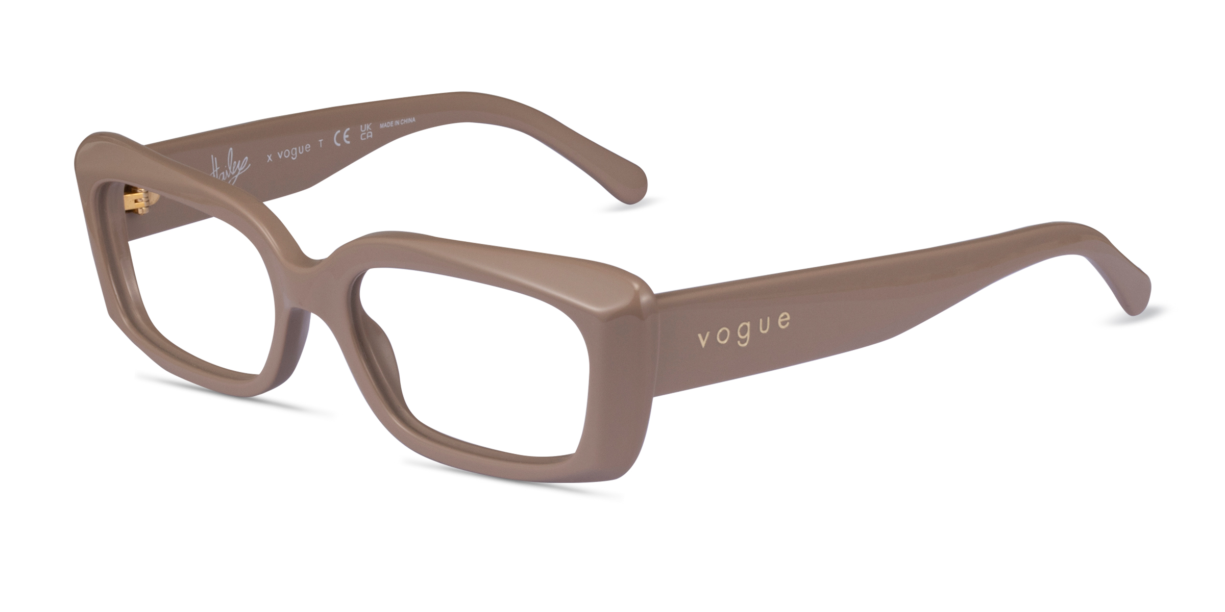 Vogue Eyewear VO5441 Rectangle Full Beige Frame Eyeglasses Eyebuydirect