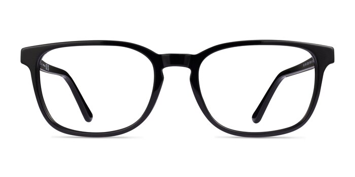Ray-Ban RB5418 Black Acetate Eyeglass Frames from EyeBuyDirect