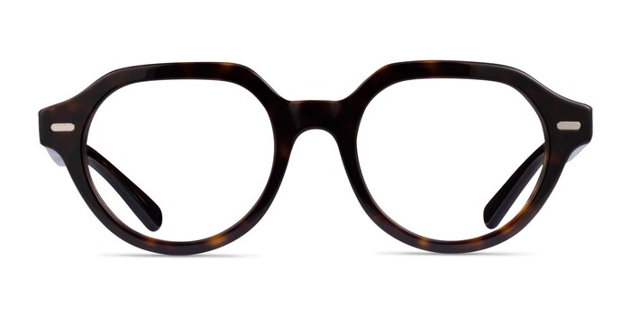Ray-Ban RB7214 Gina Tortoise Plastic Eyeglass Frames from EyeBuyDirect