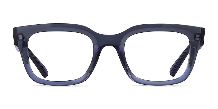 Ray-Ban RB7217 Chad Dark Blue Plastic Eyeglass Frames from EyeBuyDirect