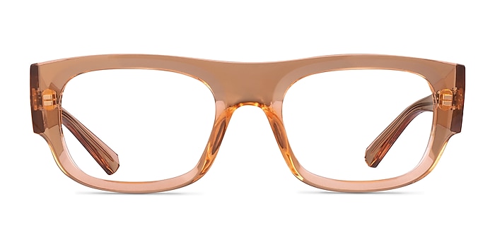 Ray-Ban RB7218 Kristin Transparent Orange Plastic Eyeglass Frames from EyeBuyDirect