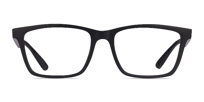 Ray-Ban RB7025 Matte Black Plastique Montures de lunettes de vue d'EyeBuyDirect