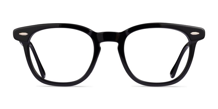 Ray-Ban RB5398 Hawkeye Shiny Black Acétate Montures de lunettes de vue d'EyeBuyDirect