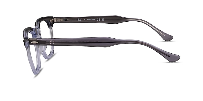 Ray-Ban RB5398 Hawkeye Gray Clear Acetate Eyeglass Frames from EyeBuyDirect