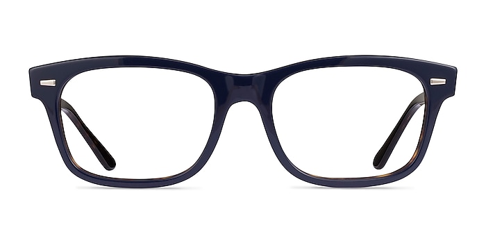 Ray-Ban RB5383 Blue Tortoise Acétate Montures de lunettes de vue d'EyeBuyDirect