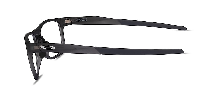 Oakley Activate Satin Gray Smoke Plastic Eyeglass Frames from EyeBuyDirect