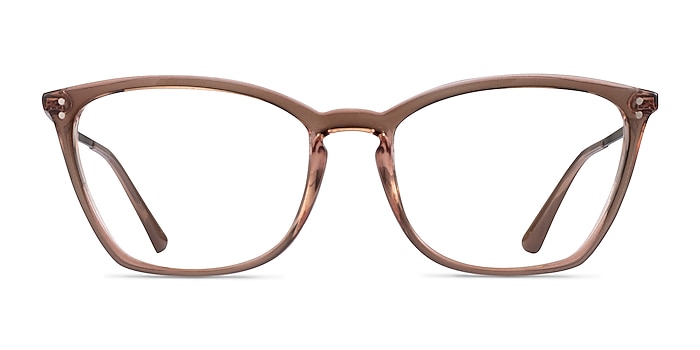 Vogue Eyewear VO5277 Brown Crystal Plastic Eyeglass Frames from EyeBuyDirect