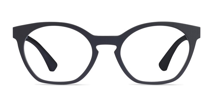 Oakley Tone Down Satin Black Plastic Eyeglass Frames from EyeBuyDirect