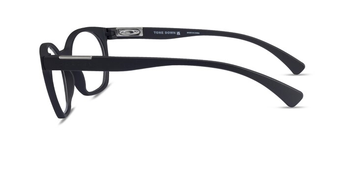 Oakley Tone Down Satin Black Plastic Eyeglass Frames from EyeBuyDirect
