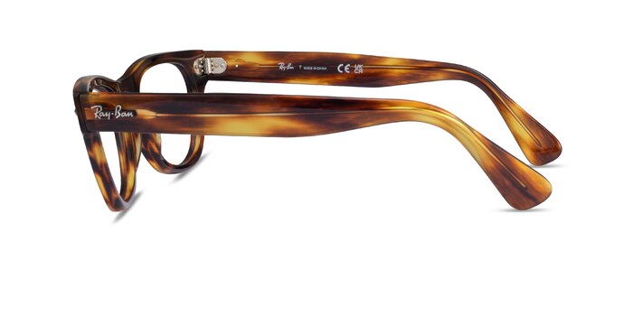 Ray-Ban RB2201V Laramie Striped Tortoise Acetate Eyeglass Frames from EyeBuyDirect