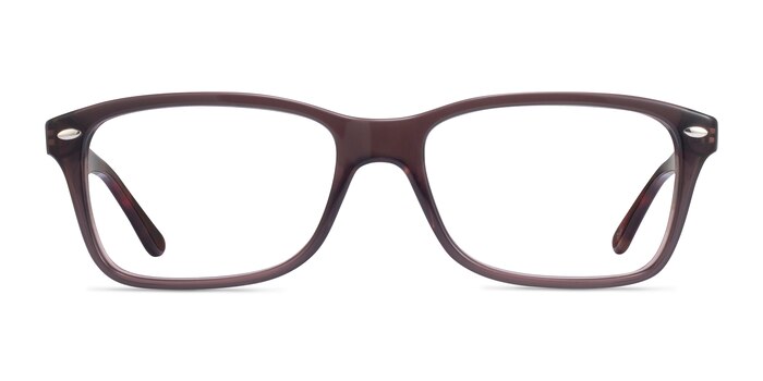 Ray-Ban RB5228 Opal Brown Acetate Eyeglass Frames from EyeBuyDirect