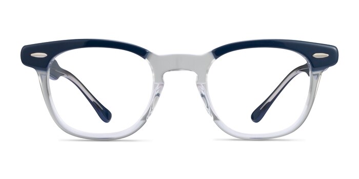 Ray-Ban RB5398 Hawkeye Blue On Trasparent Acetate Eyeglass Frames from EyeBuyDirect