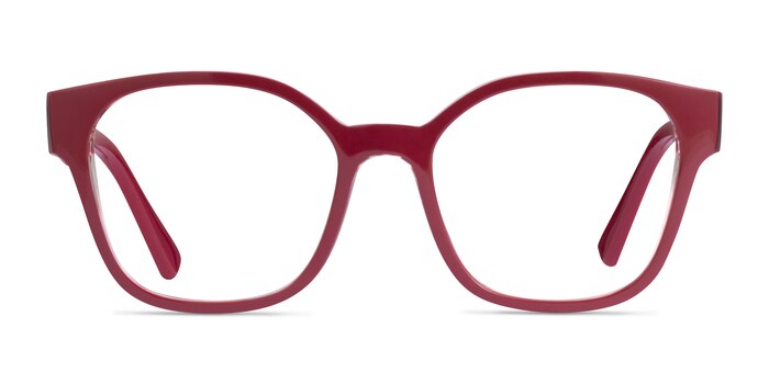 Vogue Eyewear VO5407 Bordeaux Flowers Red Plastic Eyeglass Frames from EyeBuyDirect