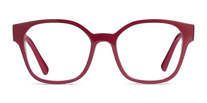 Vogue Eyewear VO5407 Bordeaux Flowers Red Plastic Eyeglass Frames from EyeBuyDirect