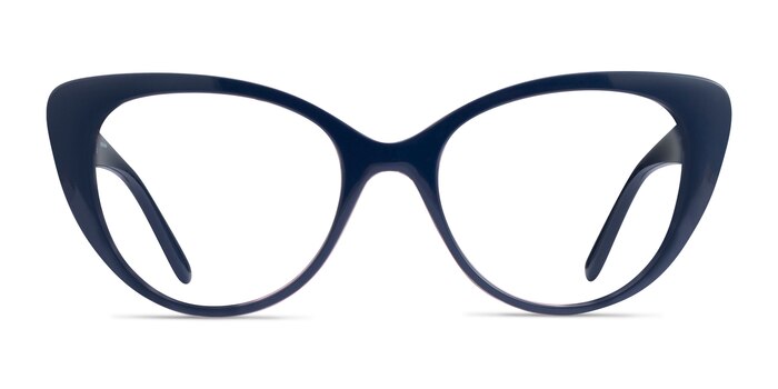 Vogue Eyewear VO5422 Dark Blue Serigraphy Plastic Eyeglass Frames from EyeBuyDirect