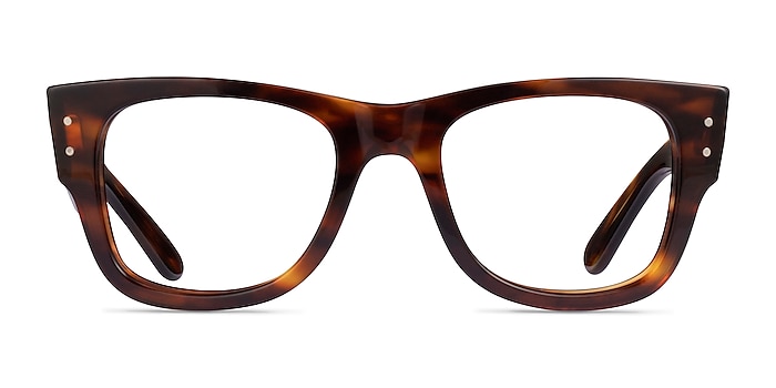 Ray-Ban RB0840V Striped Tortoise Plastic Eyeglass Frames from EyeBuyDirect