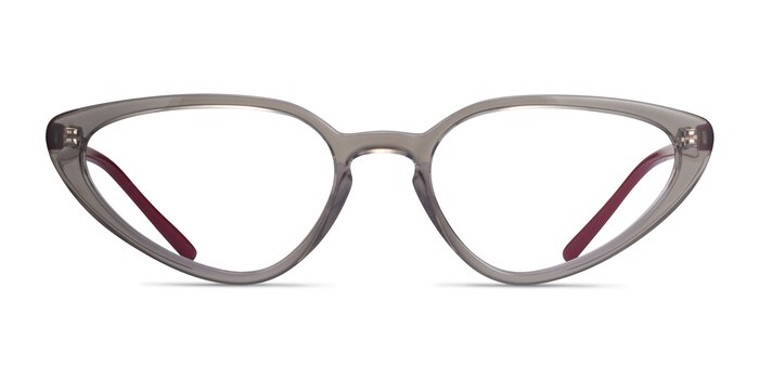 Ray-Ban RB7188 Transparent Gray Plastic Eyeglass Frames from EyeBuyDirect