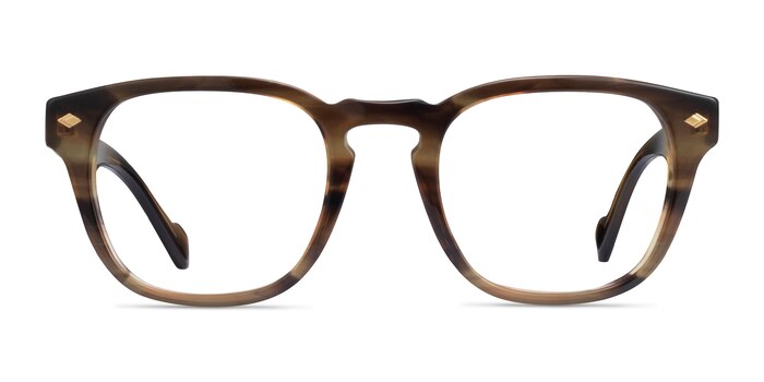 Vogue Eyewear VO5331 Striped Light Tortoise Acetate Eyeglass Frames from EyeBuyDirect