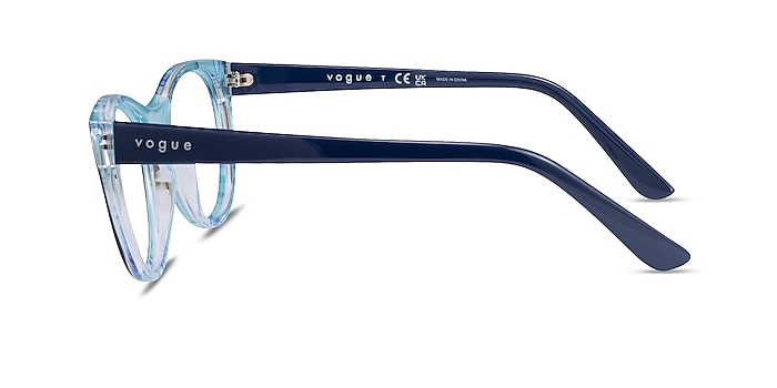 Vogue Eyewear VO5336  Blue Serigraphy Plastic Eyeglass Frames from EyeBuyDirect
