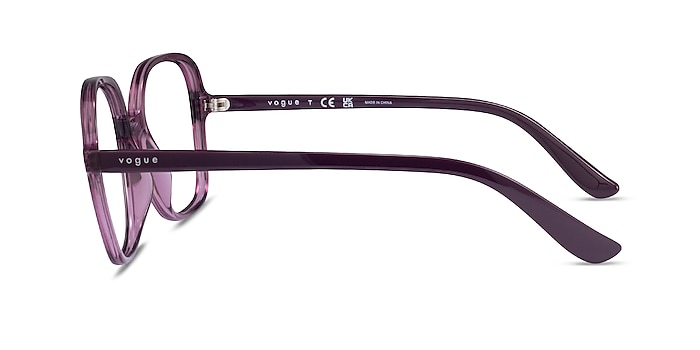 Vogue Eyewear VO5373 Transparent Violet Plastic Eyeglass Frames from EyeBuyDirect