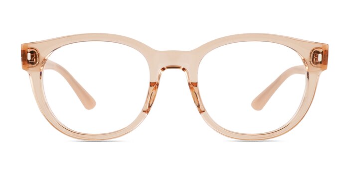 Ray-Ban RB7227 Clear Brown Plastic Eyeglass Frames from EyeBuyDirect