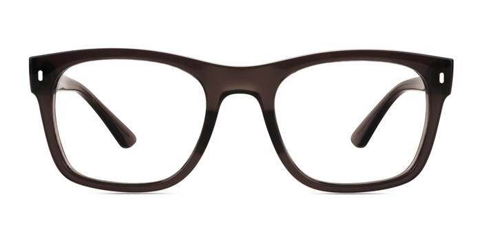 Ray-Ban RB7228 Gris foncé Plastique Montures de lunettes de vue d'EyeBuyDirect