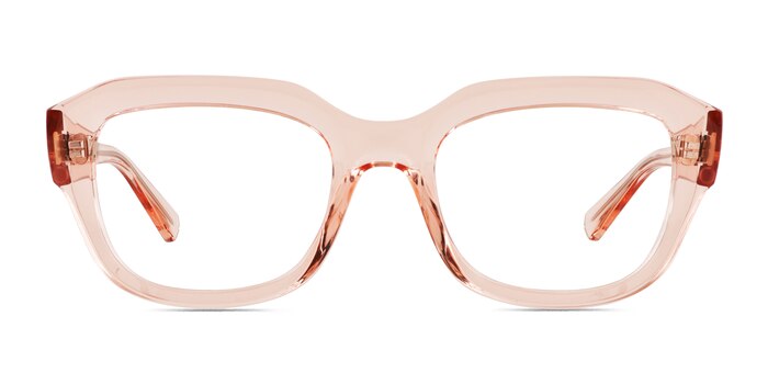 Ray-Ban RB7225 Leonid Transparent Pink Plastic Eyeglass Frames from EyeBuyDirect