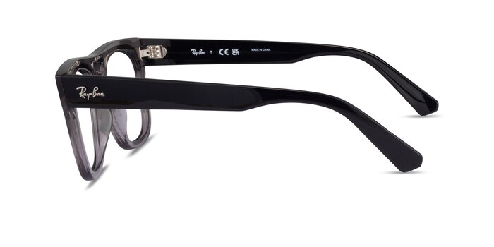 Ray-Ban RB7226 Phil Clear Gray Plastic Eyeglass Frames from EyeBuyDirect