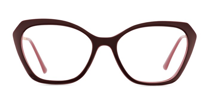 Vogue Eyewear VO5522 Red Purple Plastic Eyeglass Frames from EyeBuyDirect