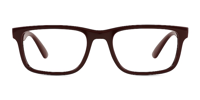 Ray-Ban RB7232M Dark Red Plastic Eyeglass Frames from EyeBuyDirect