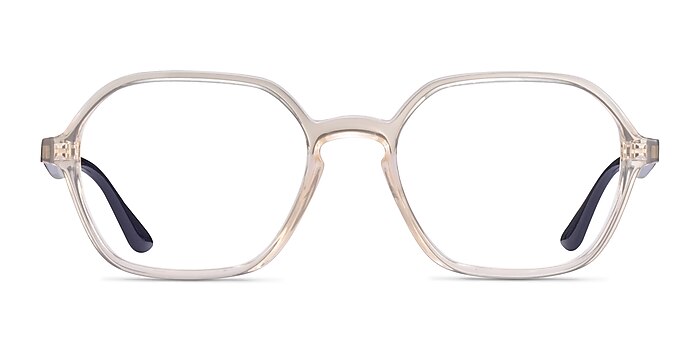 Ray-Ban RB4361V Clear Brown Plastic Eyeglass Frames from EyeBuyDirect
