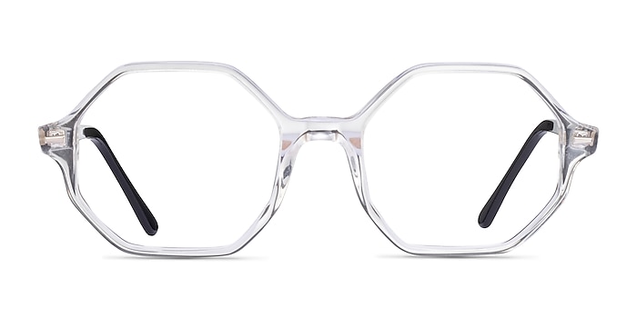 Ray-Ban RB5472 Britt Clear Acetate Eyeglass Frames from EyeBuyDirect