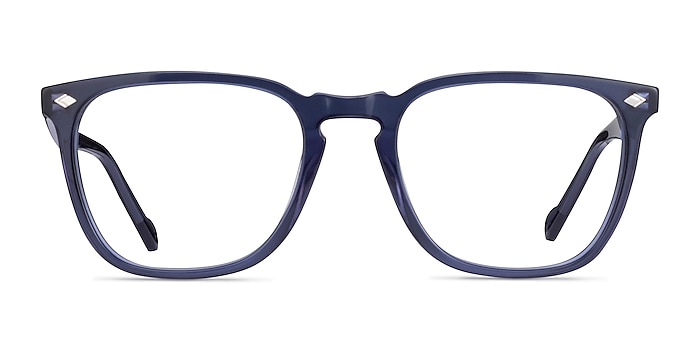 Vogue Eyewear VO5350 Transparent Blue Acetate Eyeglass Frames from EyeBuyDirect