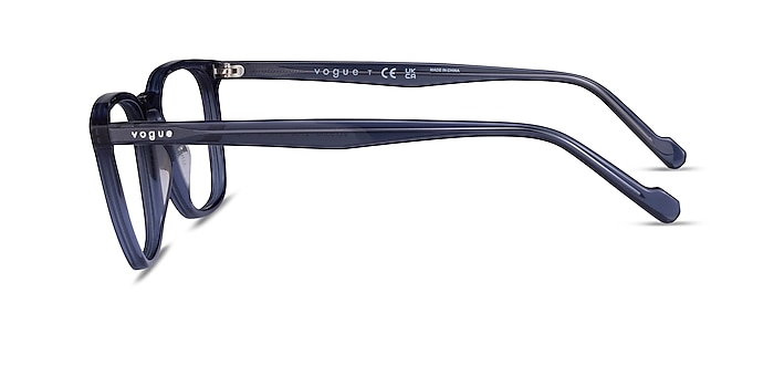 Vogue Eyewear VO5350 Transparent Blue Acetate Eyeglass Frames from EyeBuyDirect