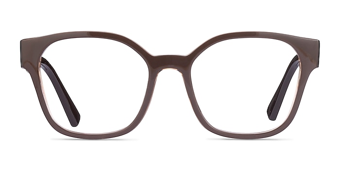 Vogue Eyewear VO5407 Brown Floral Plastic Eyeglass Frames from EyeBuyDirect