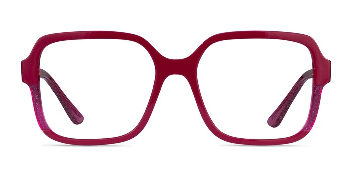 Vogue Eyewear VO5555 Cherry Red Plastic Eyeglass Frames from EyeBuyDirect