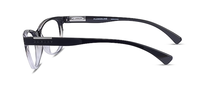 Oakley Plungeline TM Black Plastic Eyeglass Frames from EyeBuyDirect