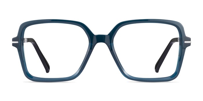 Oakley Sharp Line Clear Blue Plastique Montures de lunettes de vue d'EyeBuyDirect