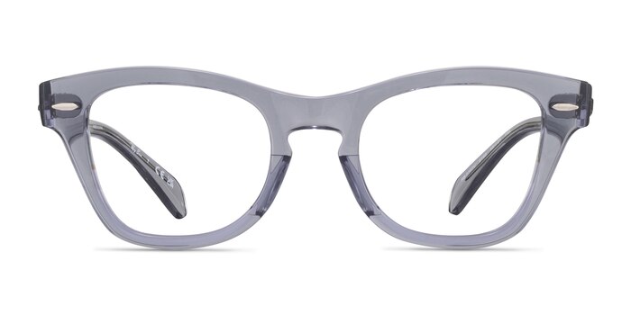 Ray-Ban RB0707V Clear Gray Plastic Eyeglass Frames from EyeBuyDirect