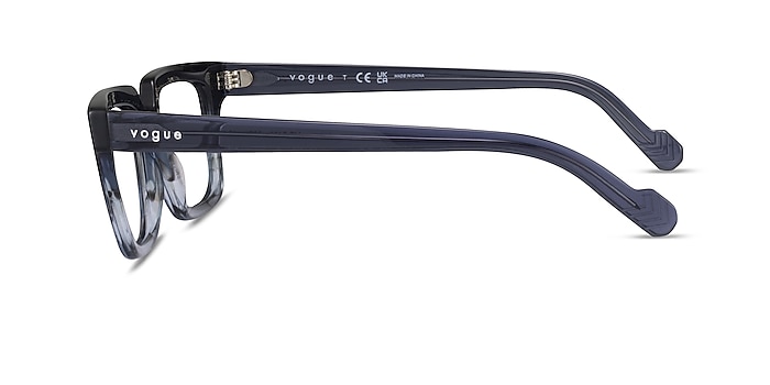 Vogue Eyewear VO5403 Striped Gardient Blue Acétate Montures de lunettes de vue d'EyeBuyDirect