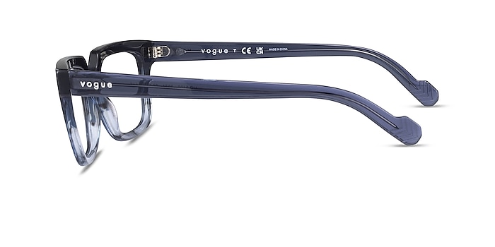 Vogue Eyewear VO5403 Shiny Clear Blue Acetate Eyeglass Frames from EyeBuyDirect